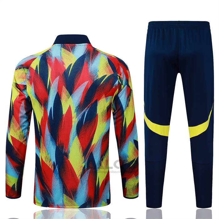 Tuta da Track di Giacca Arsenal Bambino 2025-2026 Blu Giallo Rosso
